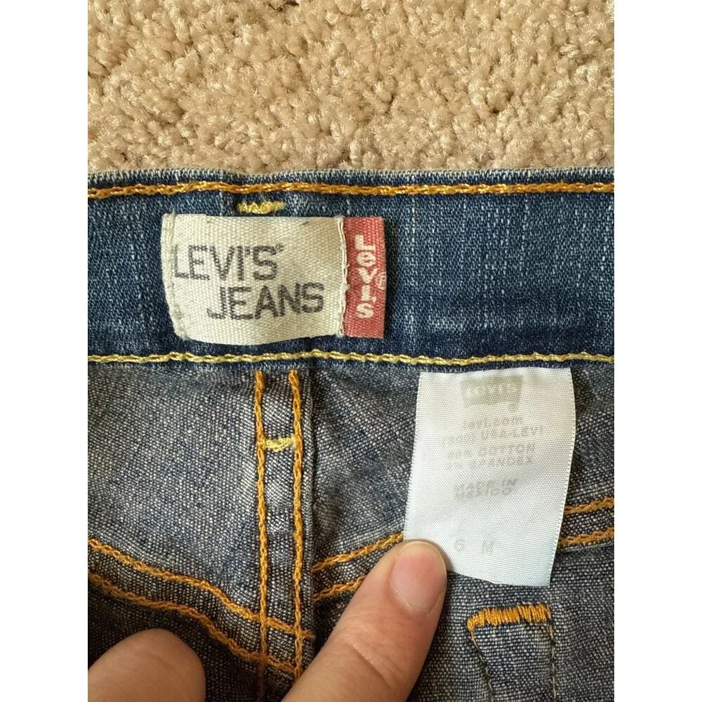 Levi's Womens Size 6 Low-Mid Rise Classic Bootcut Blue Jeans Western Cotton